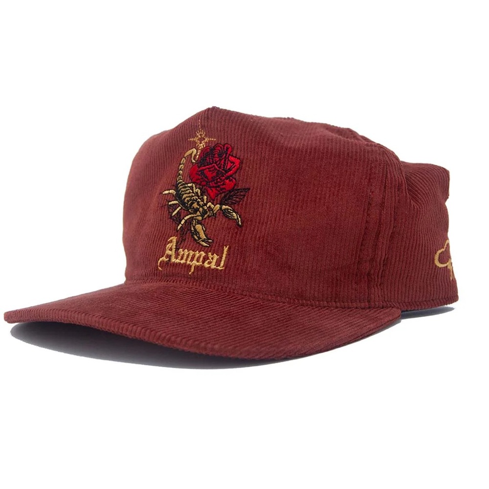 The Ampal Creative Corduroy Hat - Rich Burgundy